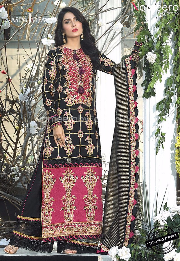 Pakistani Black Dress Design 