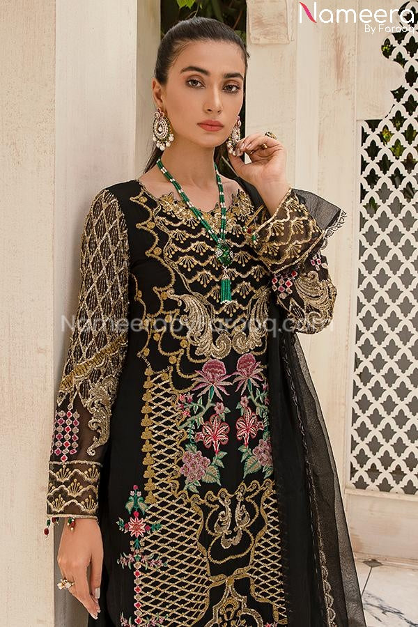Pakistani Black Dress
