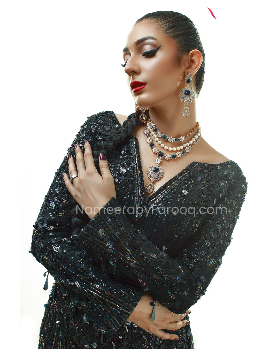 Pakistani Black Dress