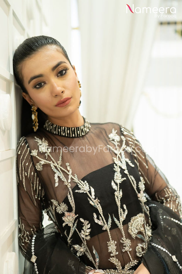 Pakistani Black Dress