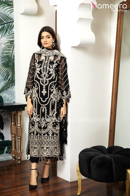 Pakistani Black Dress