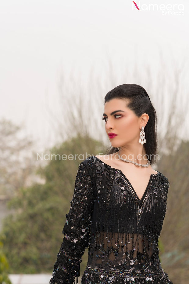 Pakistani Black Dress