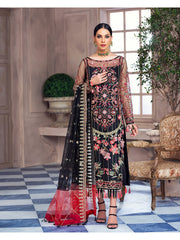 Pakistani Black Dress for Party with Embroidery