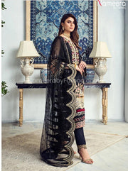 Pakistani Black Net Dress Online for Party 2021
