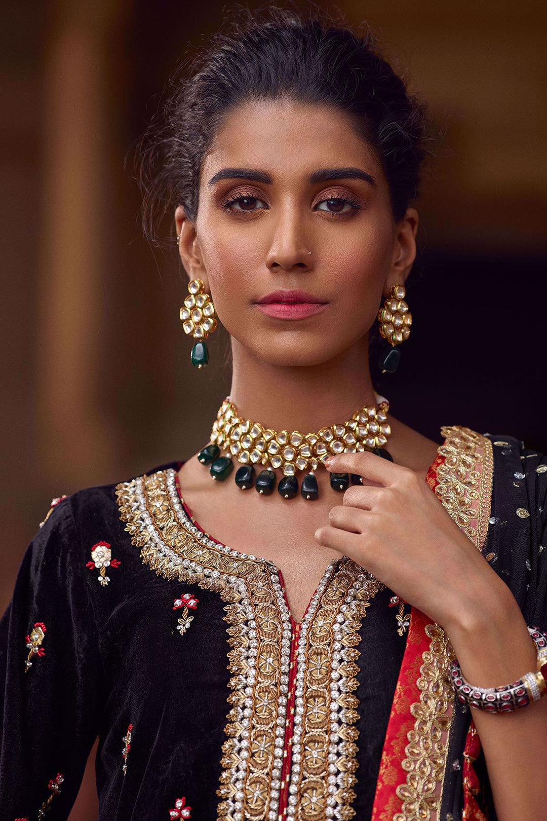 Pakistani Black Salwar Kameez for Ladies Party #PN576