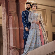 Pakistani Blue Bridal Dress