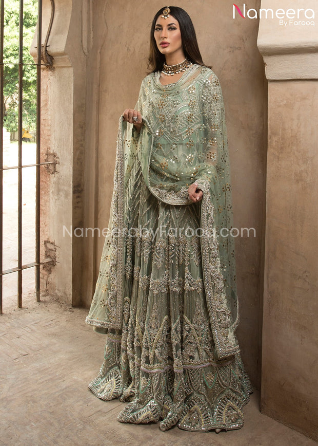 Pakistani Blue Bridal Dresses