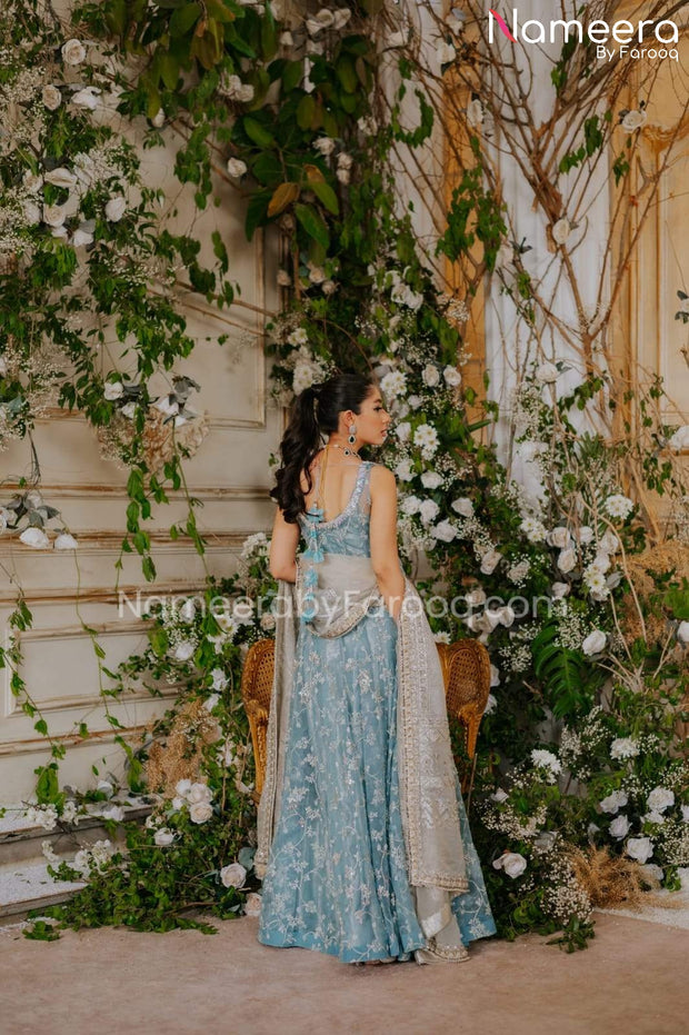 Pakistani Blue Bridal Dresses