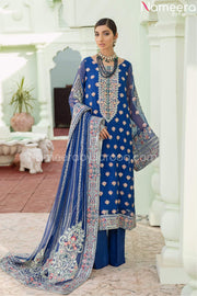 Pakistani Blue Dress