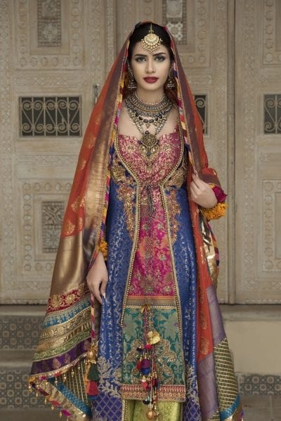 Pakistani Bridal Angrakha Lehnga for Wedding