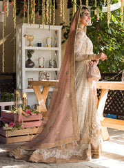Pakistani Bridal Designer Maxi Sharara Side Pose