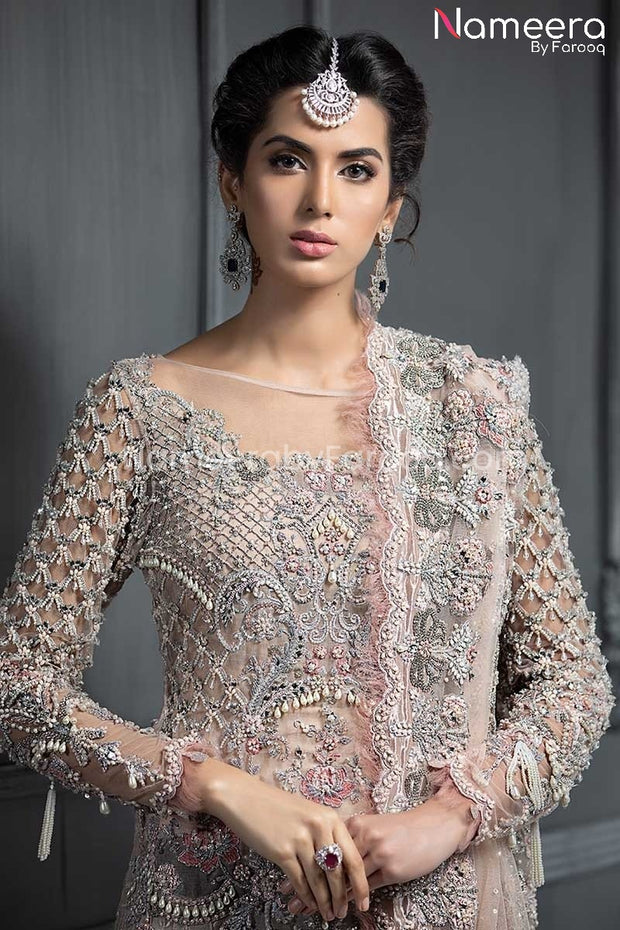 Pakistani Bridal Dress Closeup