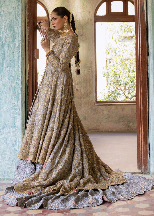Pakistani Bridal Dress in Embellished Gown Lehnga Style Online