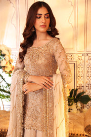 Pakistani Bridal Dress in Gharara Kameez Dupatta Style Online