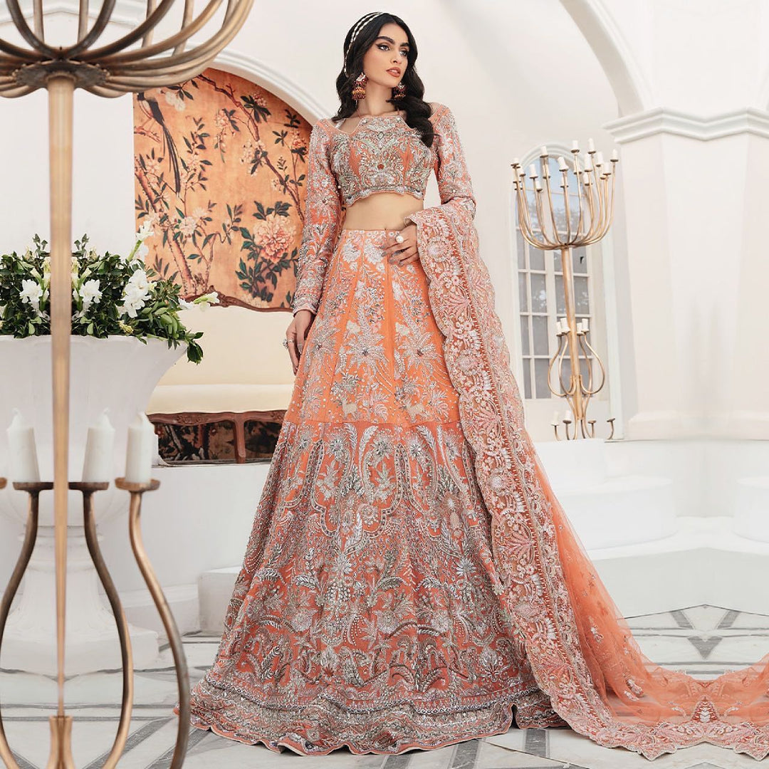 Premium Pakistani Bridal Lehenga Choli with Dupatta