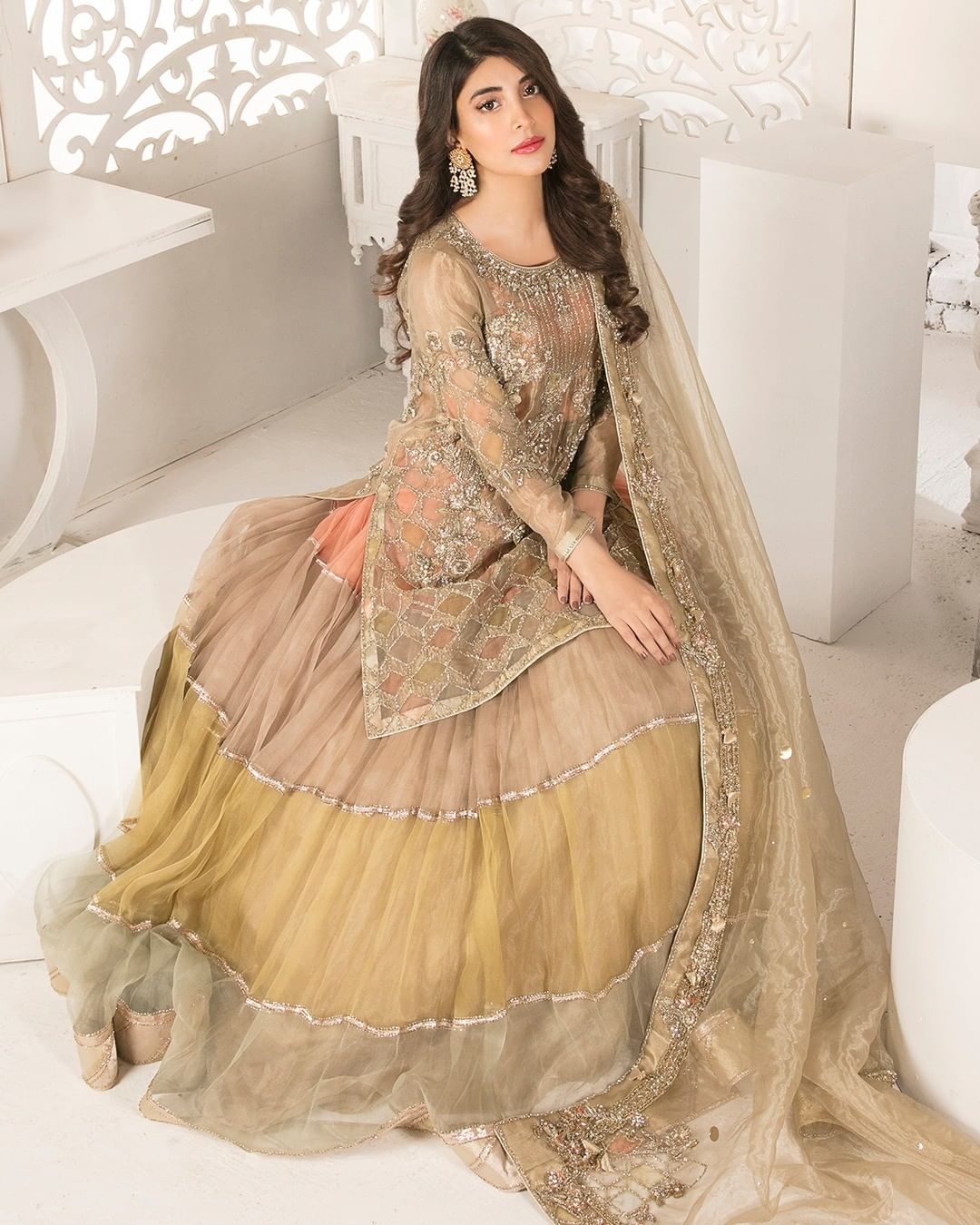 Elegant Pakistani Bridal Dress: Stunning Lehenga Kameez