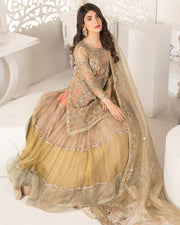 Pakistani Bridal Dress in Lehenga Kameez Dupatta Style Online