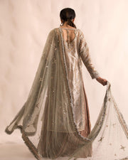 Pakistani Bridal Dress in Lehenga Kameez Style
