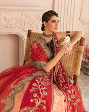 Pakistani Bridal Dress in Long Kameez and Lehenga Style Online