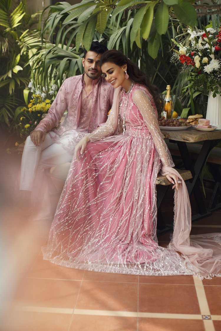 Exquisite Pink Pakistani Bridal Lehenga Choli for Weddings