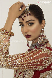 Pakistani Bridal Dress in Red