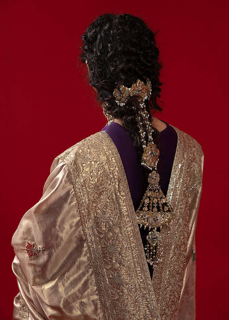 Elegant Pakistani Bridal Dress with Gharara & Dupatta