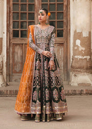 Pakistani Bridal Dress in Traditional Pishwas Style
