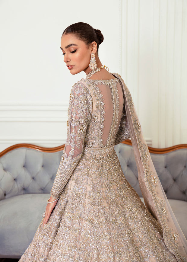 Pakistani Bridal Dress in Wedding Lehenga Gown Style – Nameera by Farooq
