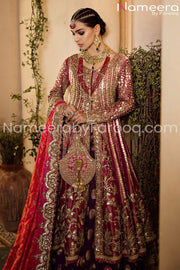 Pakistani Bridal Frock Lehnga 2021