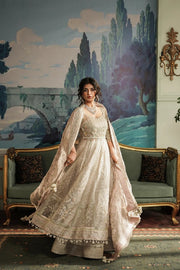 Pakistani Bridal Frock and Raw Silk Lehenga Walima Dress