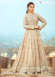 Pakistani Bridal Frock with Lehenga