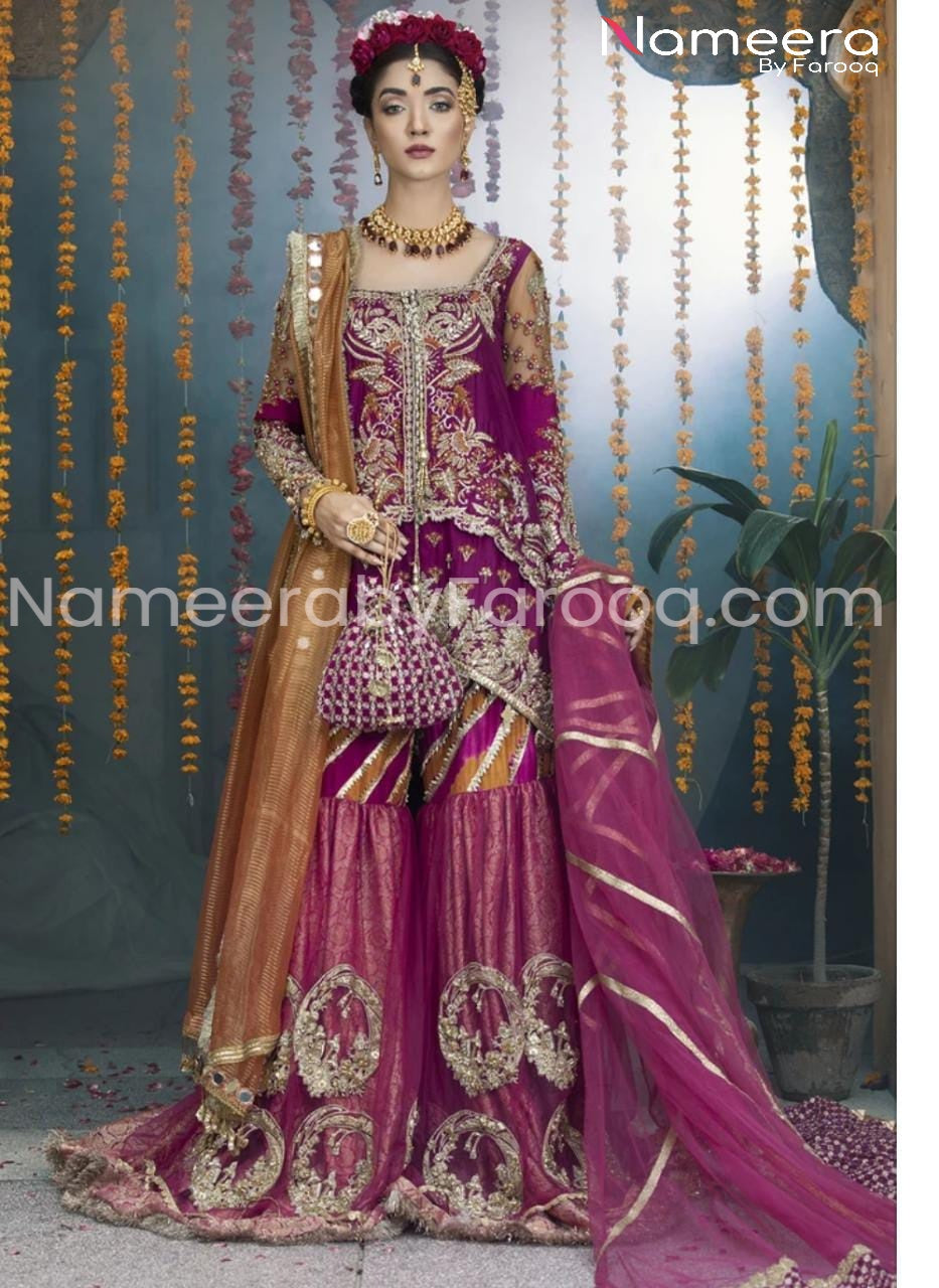 Pakistani Bridal Gharara for Wedding