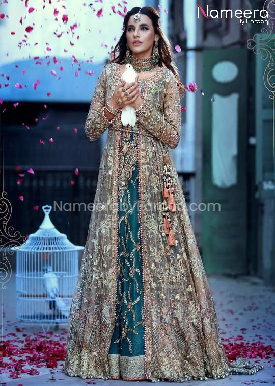 Simple bridal sales dresses pakistani 2018
