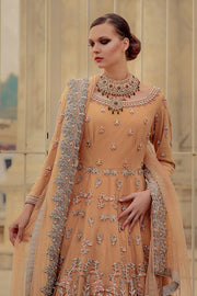 Pakistani Bridal Gown with Lehenga and Dupatta Online