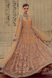 Pakistani Bridal Gown with Lehenga and Dupatta
