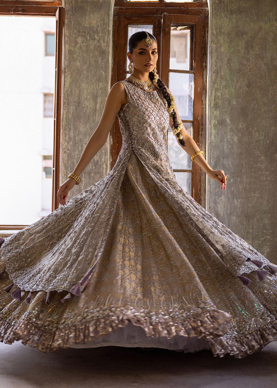 Pakistani Bridal Gown with Lehenga and Dupatta