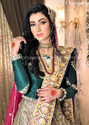 Bridal Green Lehenga Choli