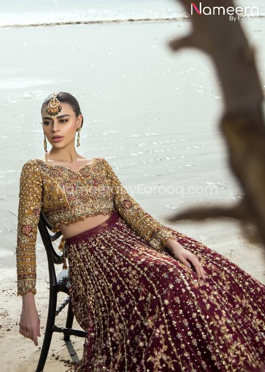 Pakistani Bridal Lehenga Choli Dress