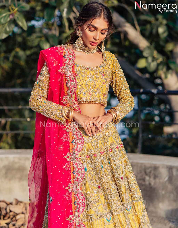 Pakistani Bridal Lehenga Choli