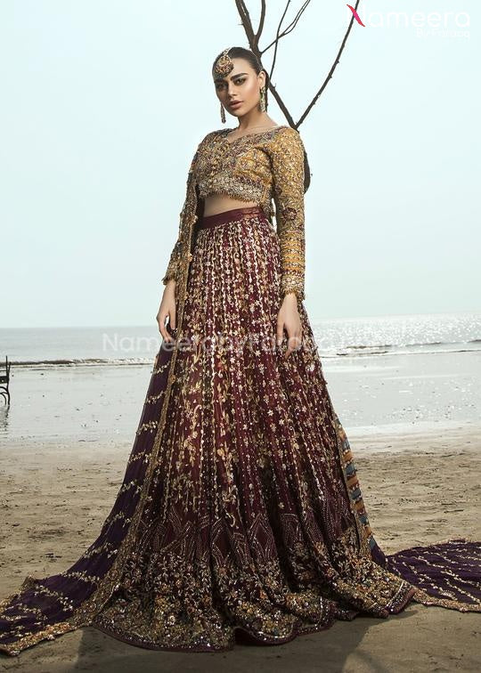 Pakistani Bridal Lehenga Choli