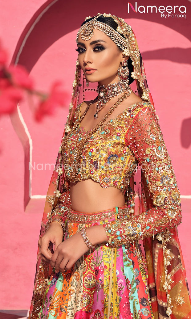 Pakistani Bridal Lehenga Choli