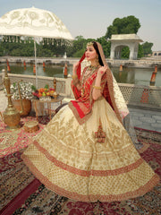 Pakistani Bridal Lehenga Choli with Dupatta