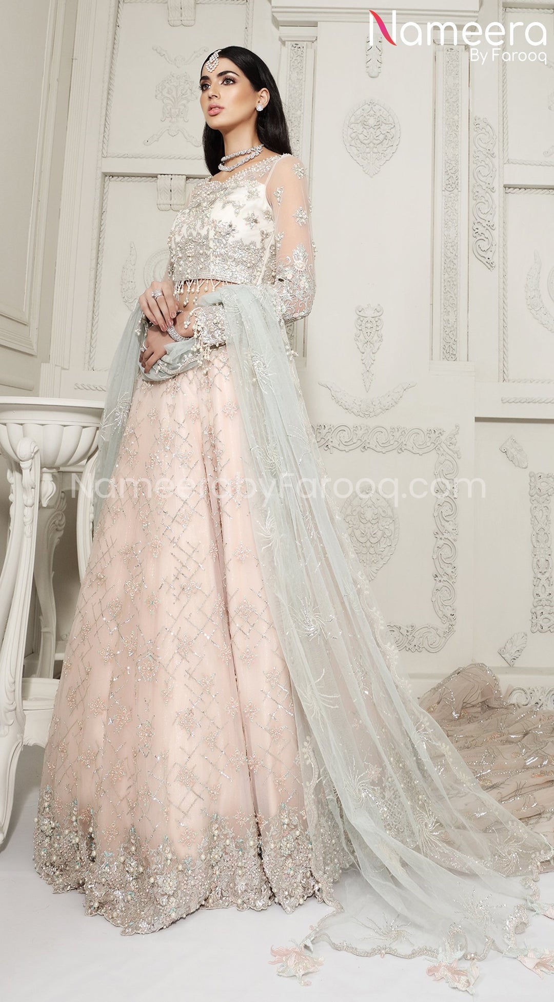 Pakistani Bridal Lehenga Dress for Wedding 2021 #BR121