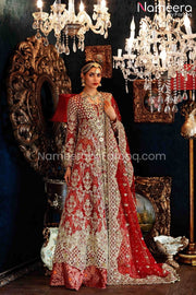 Pakistani Bridal Lehenga Frock