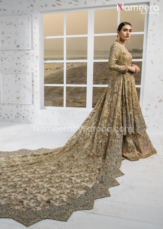 Pakistani Bridal Lehenga with Frock
