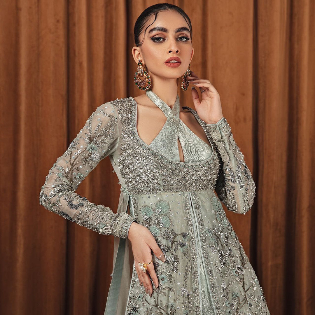 Elegant Pakistani Bridal Lehenga with Kameez & Dupatta
