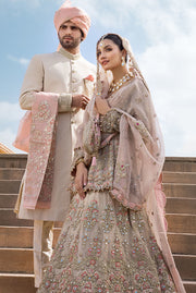 Pakistani Bridal Lehenga with Shirt and Dupatta Dress