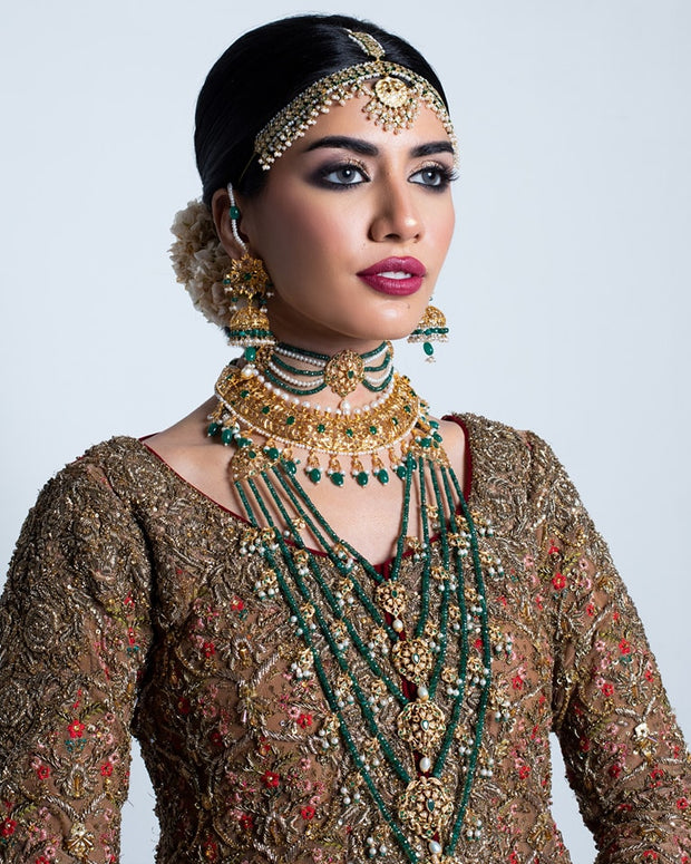 Pakistani Bridal Lehenga with Shirt and Dupatta