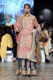 Pakistani Bridal Lehnga with Long Shirt