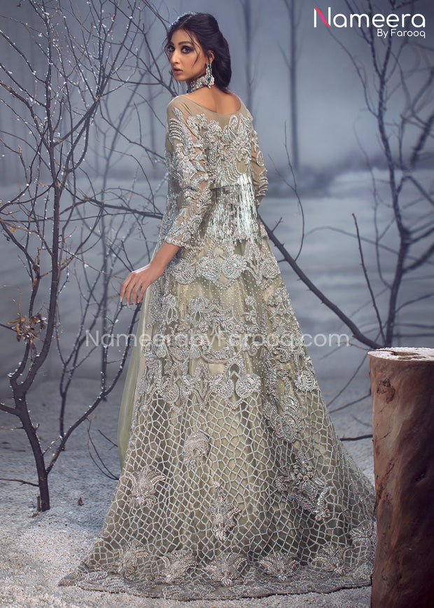 Pakistani Bridal Maxi Dress for Wedding